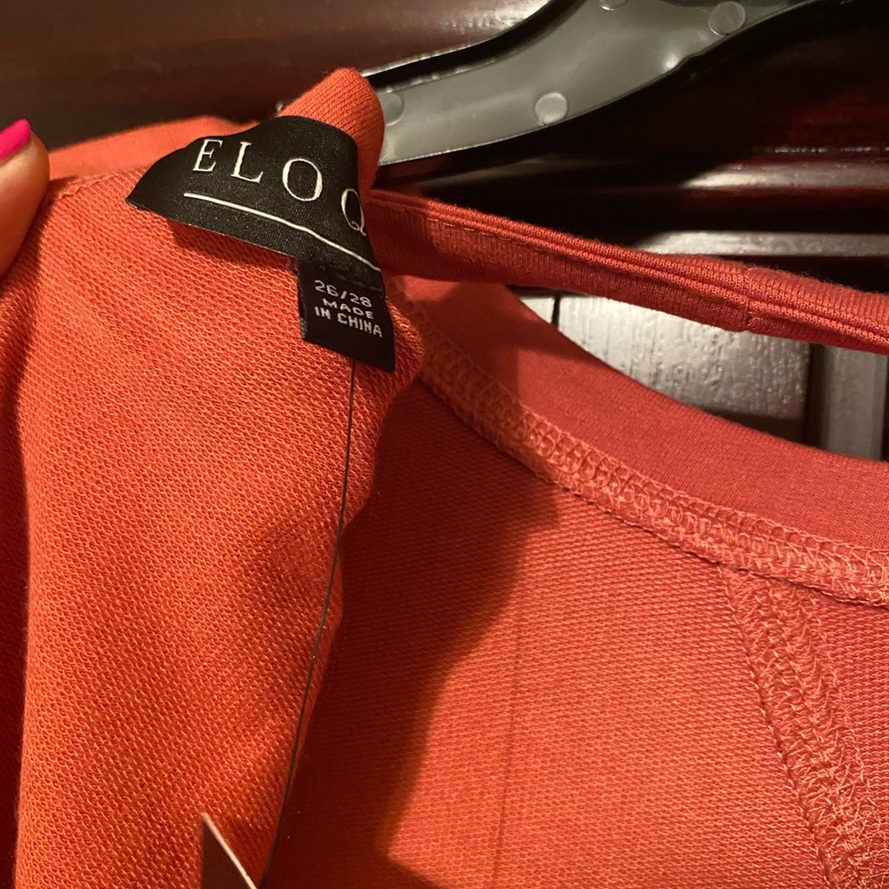 Eloquii Tie Back Sweatshirt - Picture 4 of 4